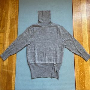 Sarah Spencer Italian Merino Wool Turtleneck Sweater